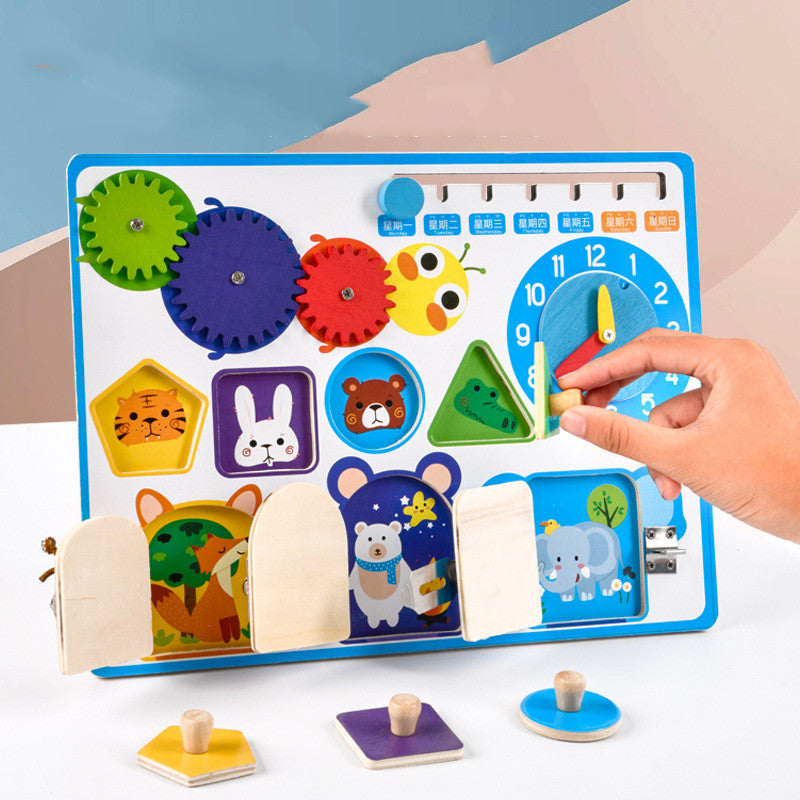 Scientific Educational Toy Log For Baby Learning Activities