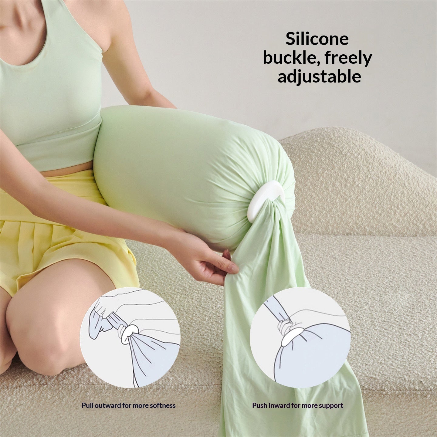 Multi Functional Skin Friendly Maternity Side Sleeping Pillow