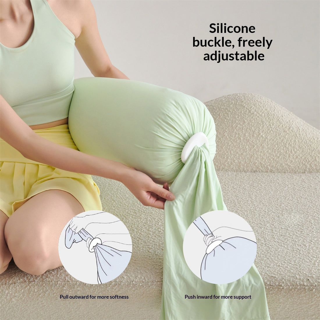 Multi Functional Skin Friendly Maternity Side Sleeping Pillow