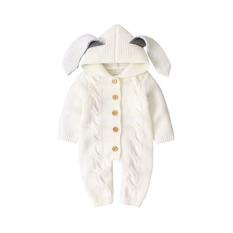 Baby Knitted Romper Outfit