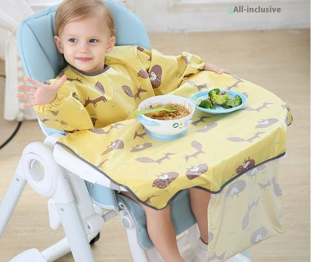 Baby Dining Chair Bib Cover Anti Dirty Feeding Gown