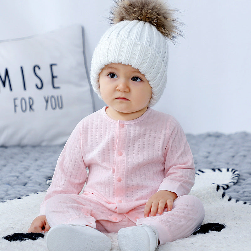 Baby Cotton Onesies Spring Autumn Pajamas