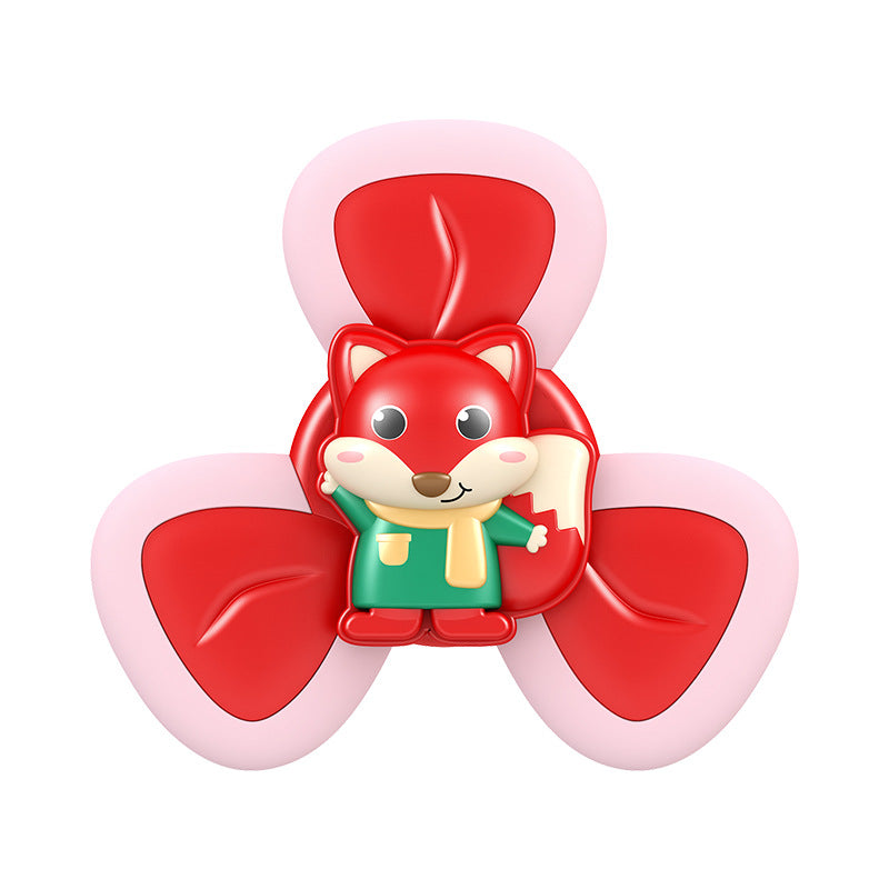Baby Spinning Suction Cup Bath Toy Teether Toy