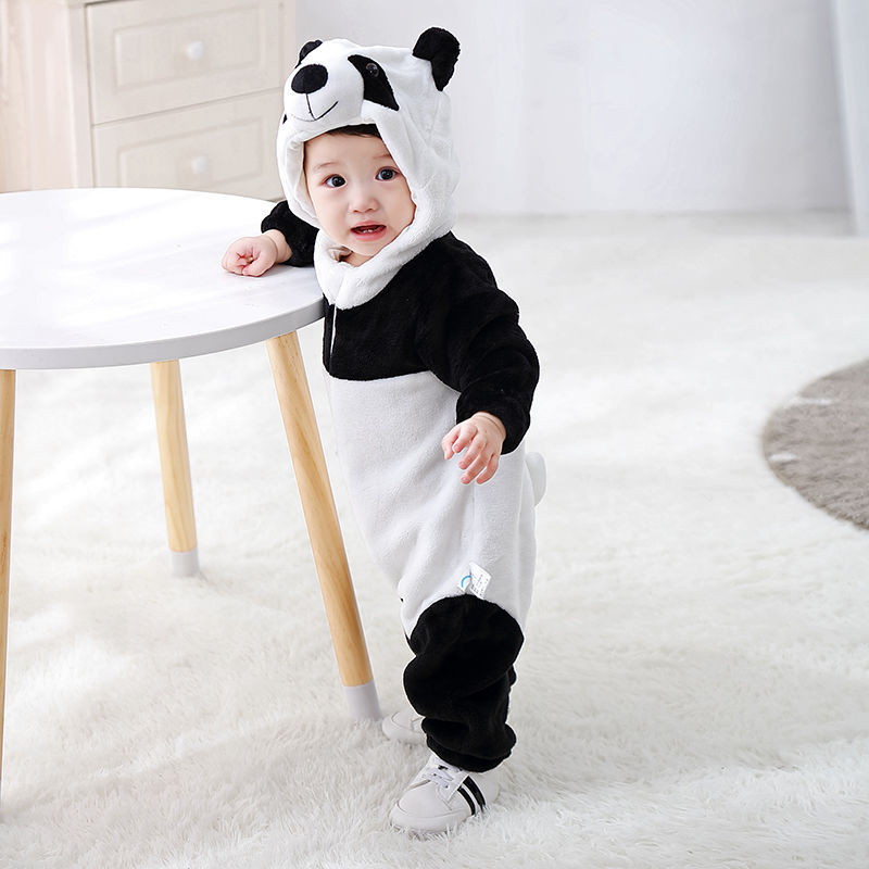 Autumn and Winter Warm Baby One-Piece Romper Romper