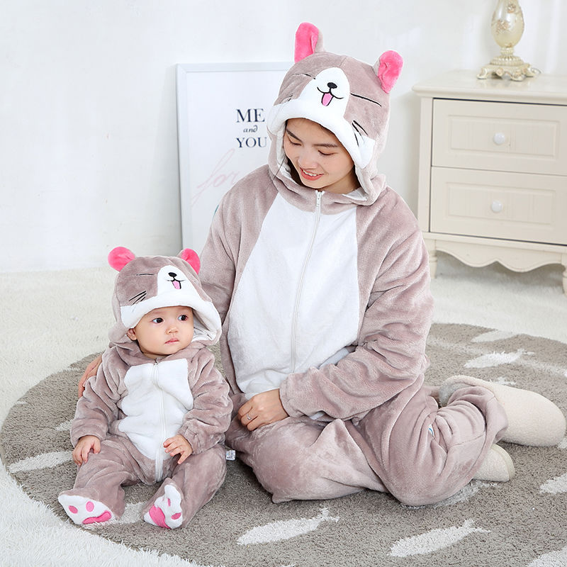 Autumn and Winter Warm Baby One-Piece Romper Romper