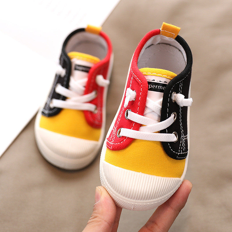 Kindergarten Indoor Baby Canvas Cloth Shoes