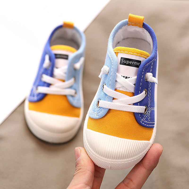 Kindergarten Indoor Baby Canvas Cloth Shoes