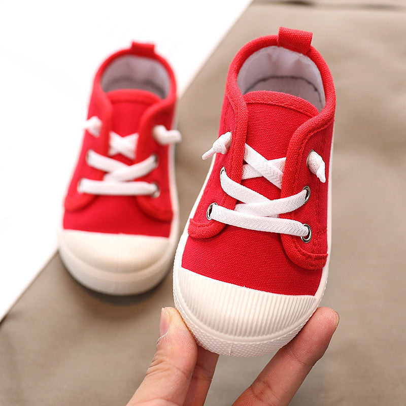 Kindergarten Indoor Baby Canvas Cloth Shoes