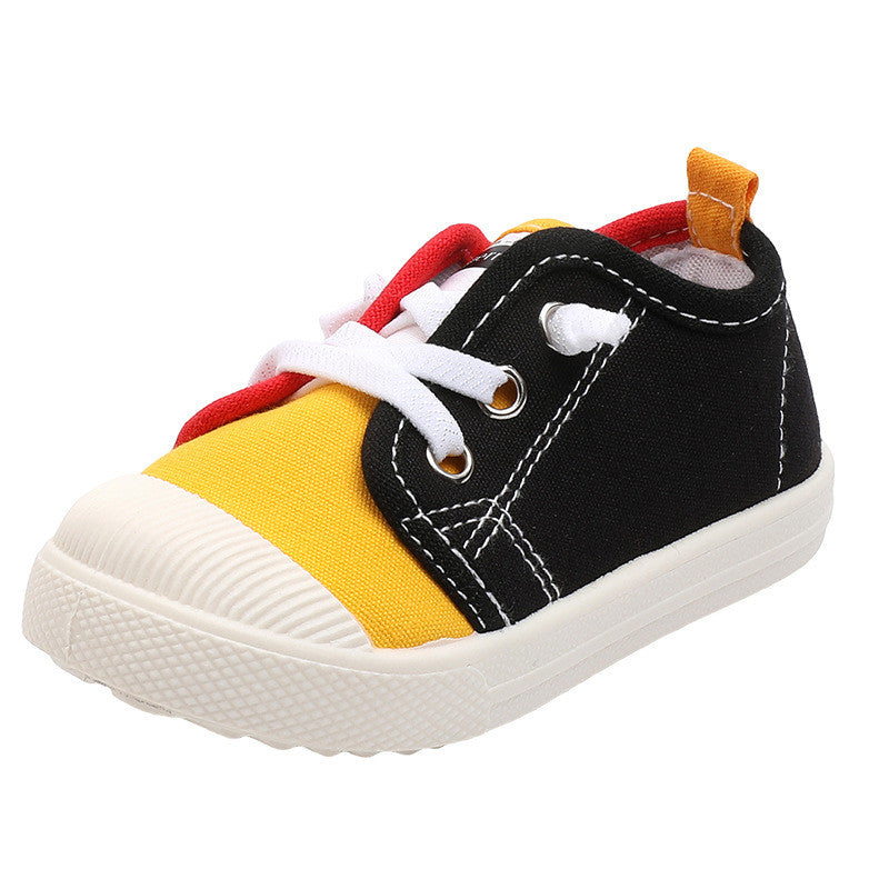 Kindergarten Indoor Baby Canvas Cloth Shoes