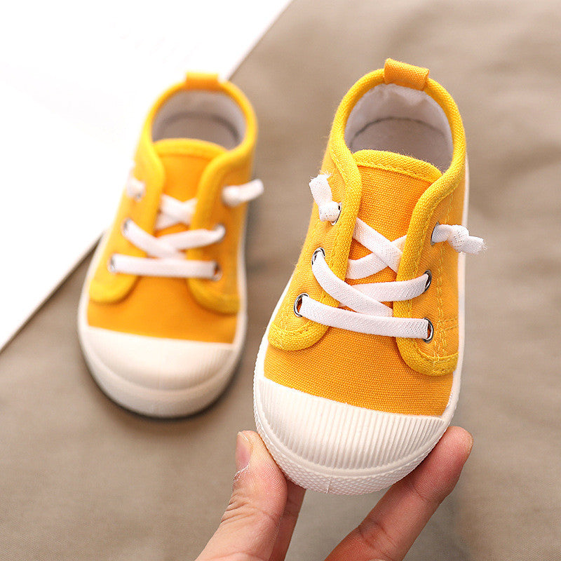 Kindergarten Indoor Baby Canvas Cloth Shoes