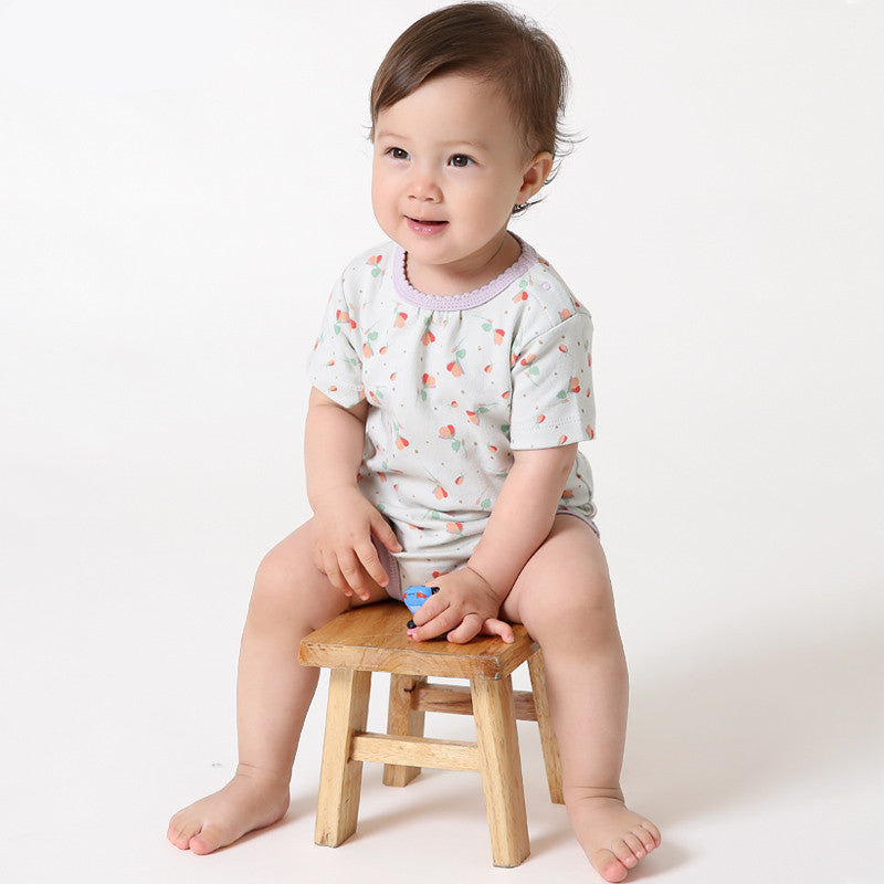 Baby Short Sleeve Romper Summer Triangle Newborn Jumpsuit