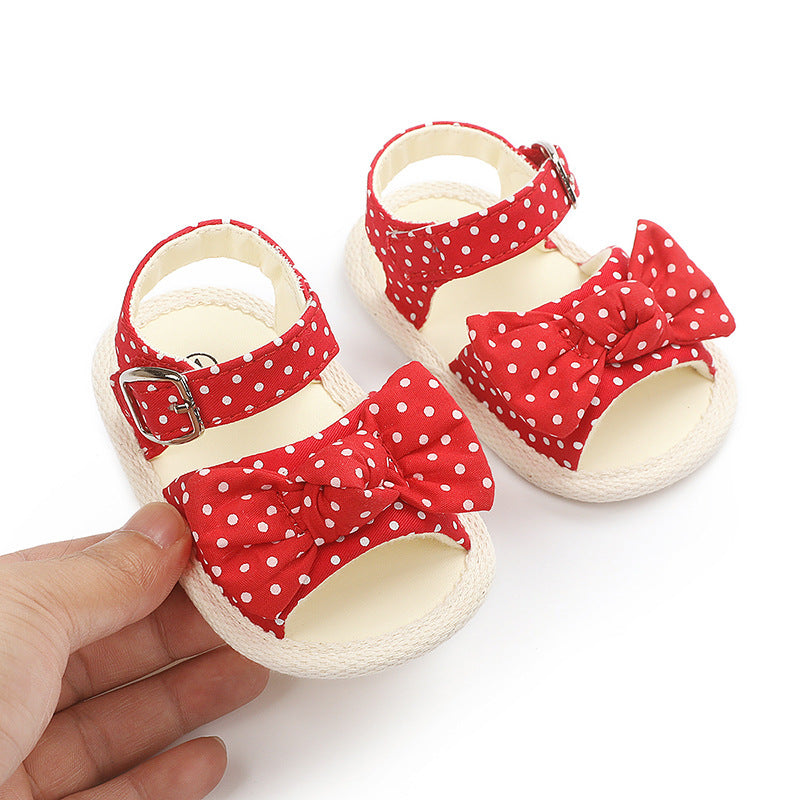 Baby Bowknot Soft Sole Sandals Toddler Shoes