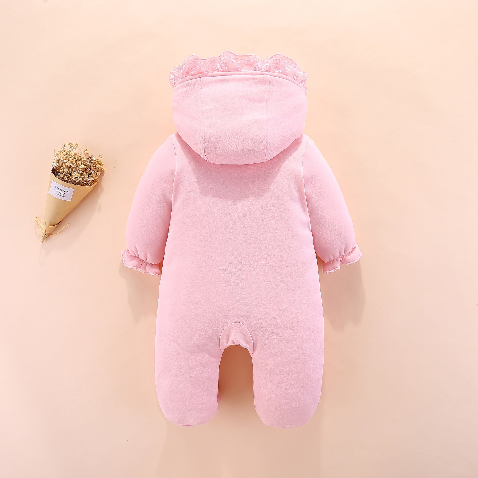 Baby Hooded Romper Outfit
