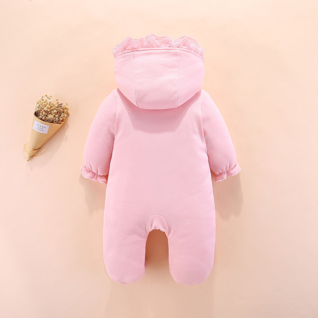 Baby Hooded Romper Outfit
