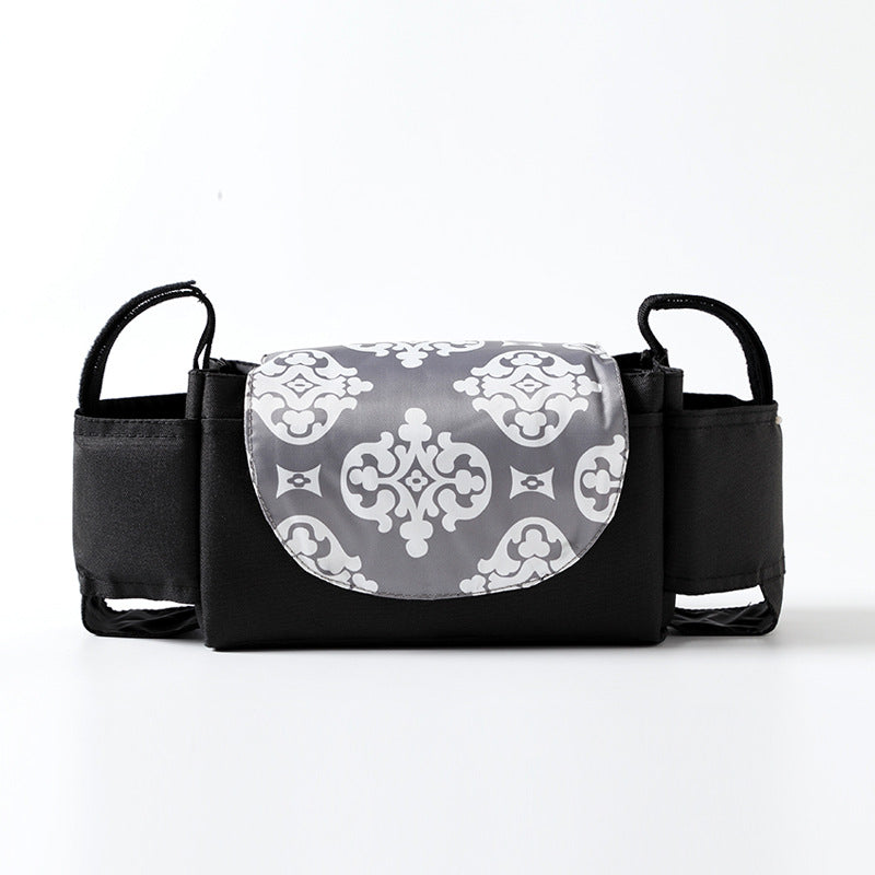 Large Capacity Baby Stroller Organizer With Cup Holder
