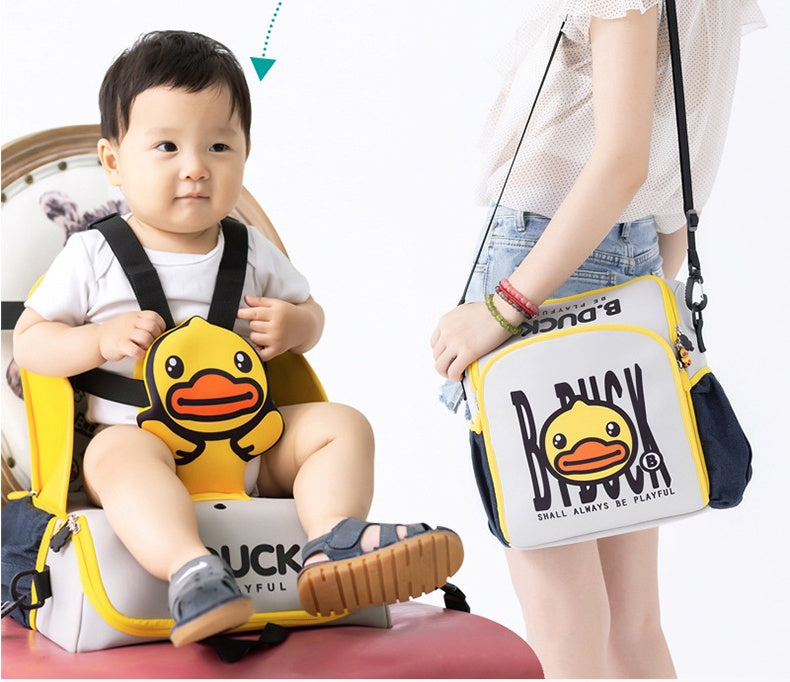 Multifunctional Baby Diaper Bag Backpack Portable Dining Chair