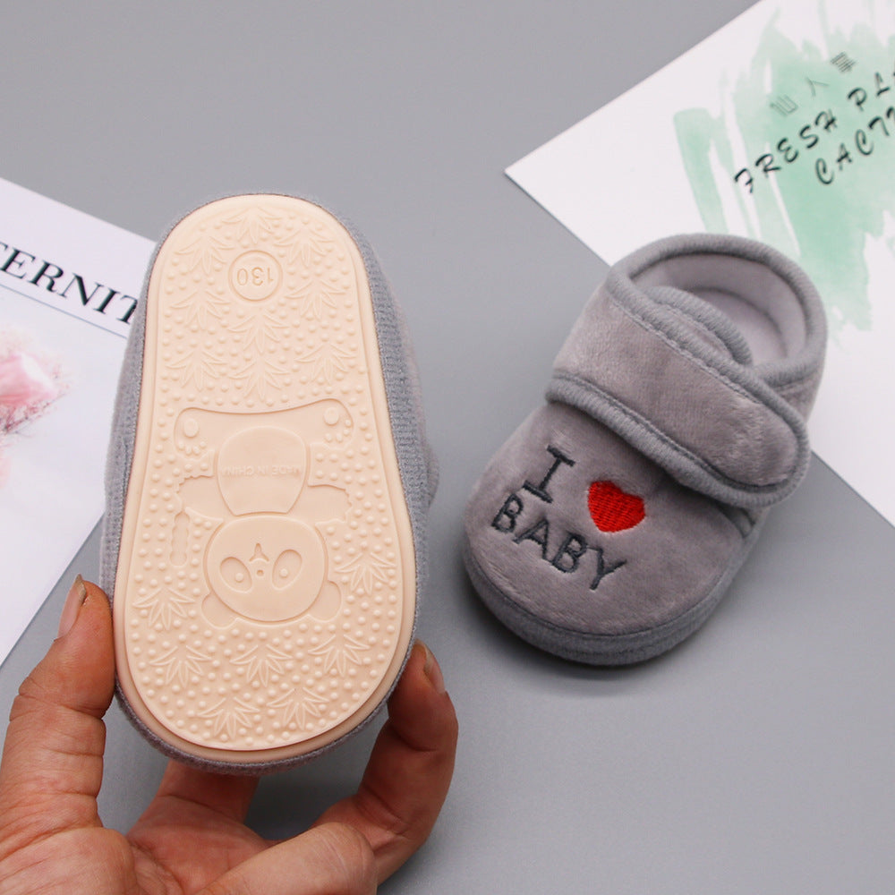 Cowhide Leather Baby Soft Sole Shoes
