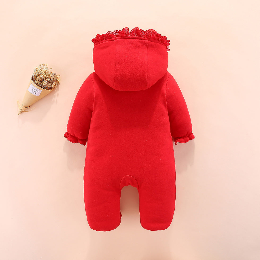 Baby Hooded Romper Outfit