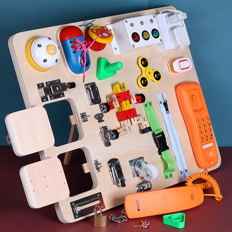 Scientific Educational Toy Log For Baby Learning Activities