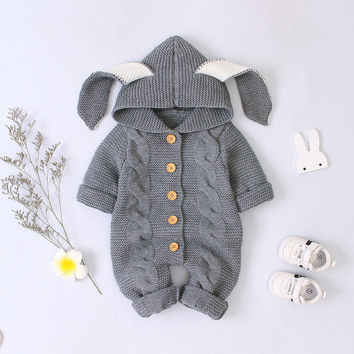 Baby Knitted Romper Outfit