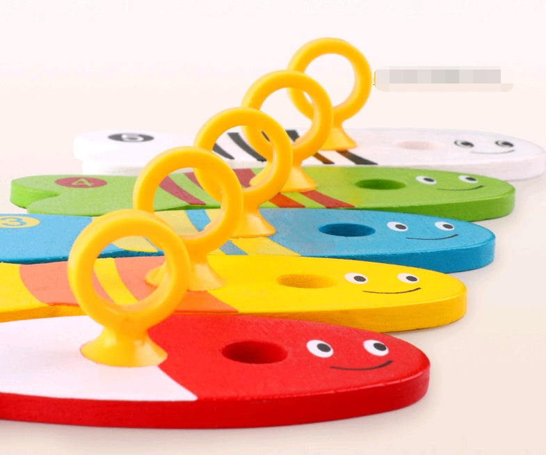 Children Wooden Fishing Educational Early Learning Toy