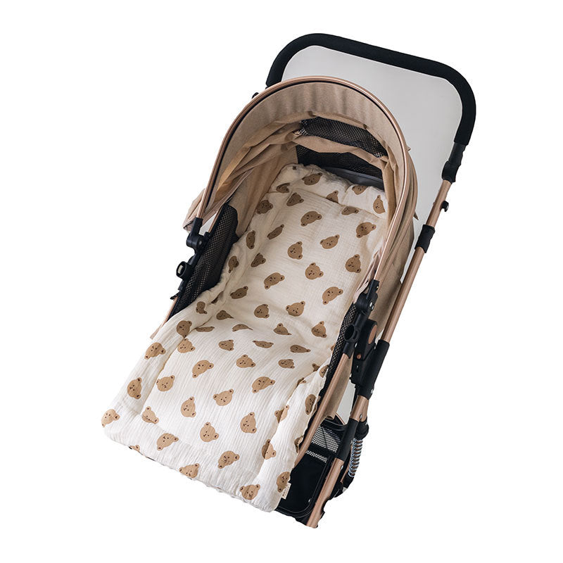 Cotton Baby Stroller Mat Non Slip Cushion Quilt