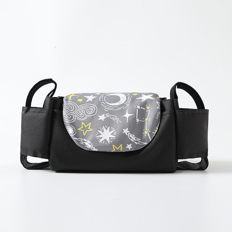Large Capacity Baby Stroller Organizer With Cup Holder