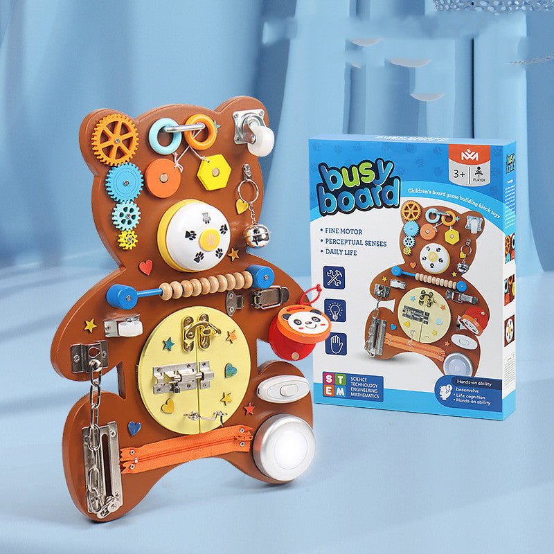 Scientific Educational Toy Log For Baby Learning Activities
