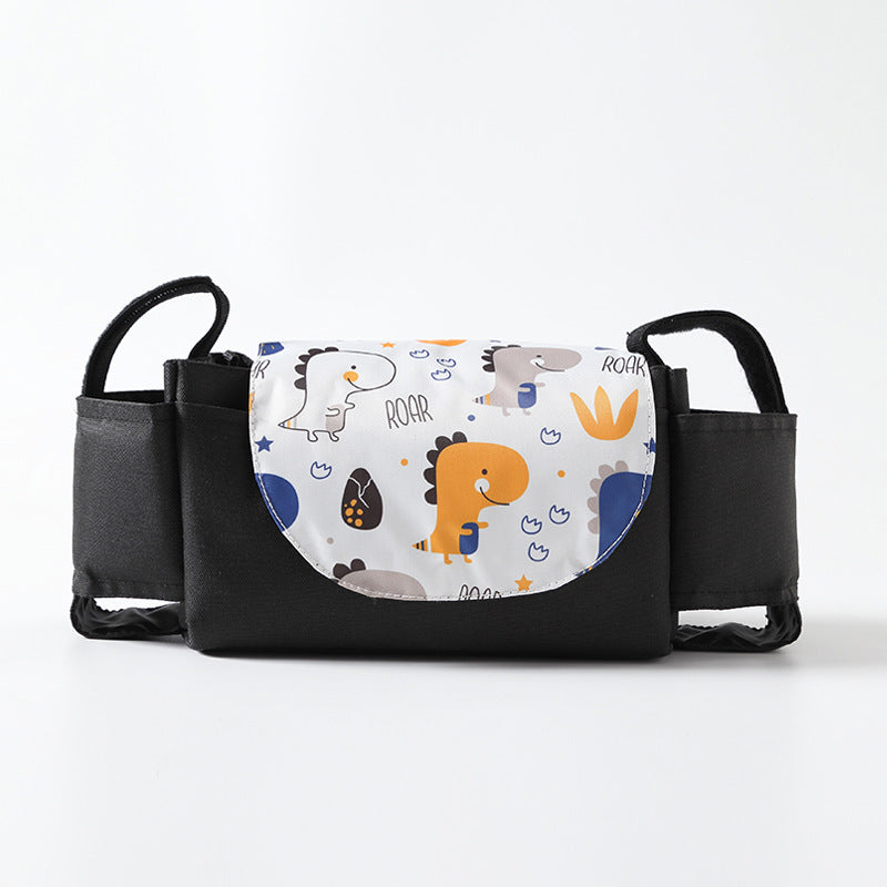 Large Capacity Baby Stroller Organizer With Cup Holder