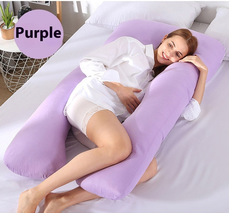 Multifunctional Maternity U Shape Cotton Support Pillow Removable Washable