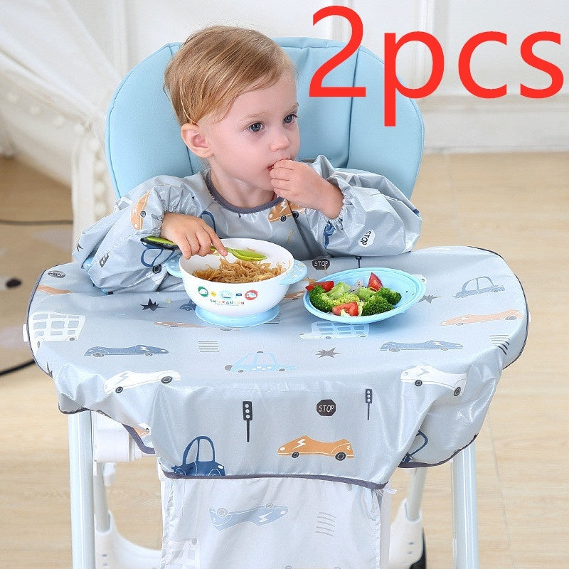 Baby Dining Chair Bib Cover Anti Dirty Feeding Gown