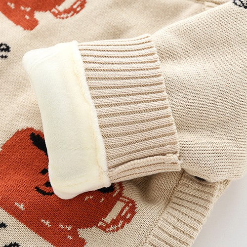Newborn Baby Crawling Clothes Thickened Harness Outfit