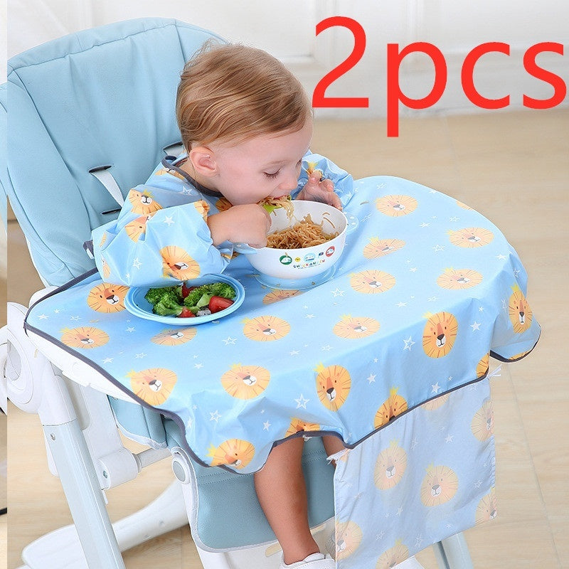 Baby Dining Chair Bib Cover Anti Dirty Feeding Gown