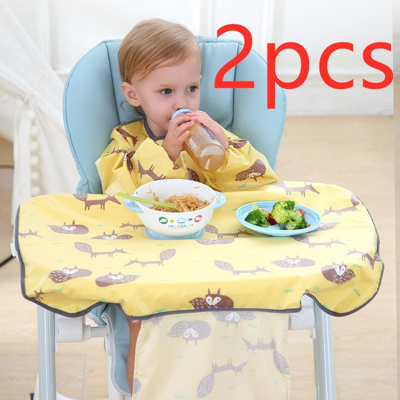 Baby Dining Chair Bib Cover Anti Dirty Feeding Gown