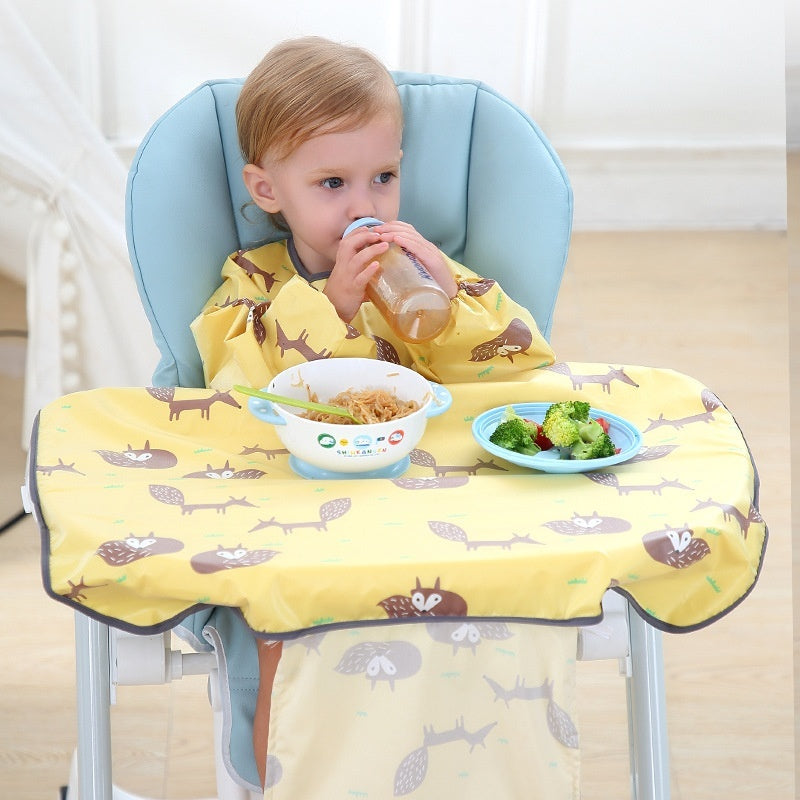 Baby Dining Chair Bib Cover Anti Dirty Feeding Gown